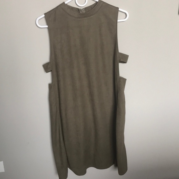 She and Sky Dresses & Skirts - Suede Shift Dress NWT